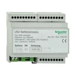 Elso ELG740240 Batteriemodul (ohne Netzteil) für USV Netzteil für DIN-Schiene 6 PLE SIGMA.