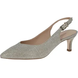 Peter Kaiser Slingpumps in silber, | Gr.: 39