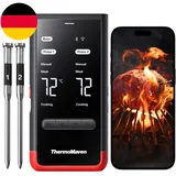 Thermomaven P2 Fleischthermometer Kabellos – Wifi & Bluetooth 5.3, 2 Sonden 6 Se