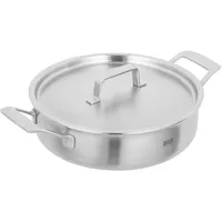 Kuhn Rikon CULINARY FIVEPLY Servierpfanne Pfanne + Kochtopf, Silber