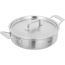 Kuhn Rikon CULINARY FIVEPLY Servierpfanne Pfanne + Kochtopf, Silber