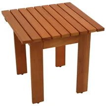 FRG Beistelltisch 45x45 cm Holz Eukalyptus Gartentisch Couchtisch Kaffeetisch Tisch