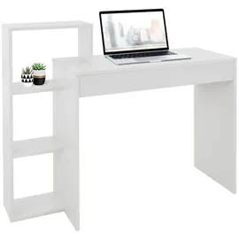 ML-Design Schreibtisch Weiß, 40x91x110 cm, Arbeitszimmer, Schreibtische, Bürotische