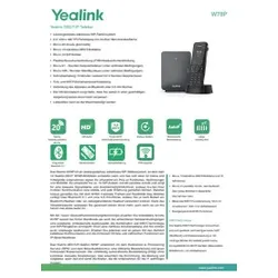 YEALINK Yealink DECT Telefon W78H Mobilteil Yealink 1302023