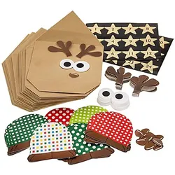 Adventskalender-Set "Rentiere", 24 Stück