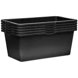 10x Handelskönig Mörtelwanne 40 Liter Mörtelkübel Zementkübel Mörteleimer Putzeimer Mauererwanne 71 x 41 x 21 cm