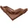 Calia Italia Eckcouch L-förmig 288/232 cm Braun