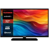 Telefunken D32H554X2CWII LCD-LED Fernseher (80 cm/32 Zoll, HD-ready, Android TV, HDR10, Triple-Tuner, Android Smart TV) schwarz