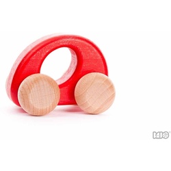 Bajo Spielzeug-Auto Auto Elipse klein rot Holzspielzeug Holzauto 7 cm rot