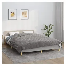 vidaXL Gewichtsdecke Grau 200x230 cm 9 kg Stoff