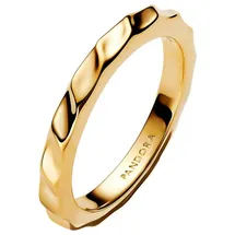 Pandora 163885C00 Damen-Bandring Wellig Goldfarben, 60/19,1