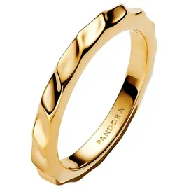 Pandora 163885C00 Damen-Bandring Wellig Goldfarben, 60/19,1