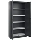 Californian Products CP Stahlschrank C 2000 Acurado 092600-000 S10008 schwarzgrau 93,0 x 40,0 x 195,0 cm, aufgebaut