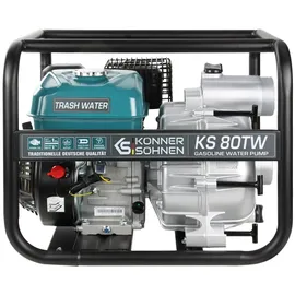 Könner & Söhnen Wasserpumpe für Abwasser KS80TW Abwasserentsorgung Schmutzwasserpumpe