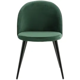 venture home Esszimmerstuhl Velvet Polyester Meerblau-Samt 2