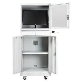 Gürkan PC-Schrank grau