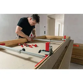 Bessey Türfutterstrebe Aluminium 565-1010 mm rot/silber