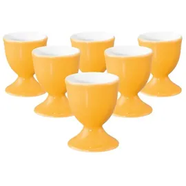 SELTMANN WEIDEN Eierbecher Liberty Pure Colors ø 4,9 cm 6er Set - Mango Orange