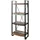 Massivmoebel24 Standregal 60 x 35 x 150 cm Mehrfarbig