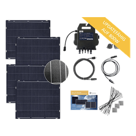 osnatech Mini-PV-Set Complete 600 Flex 150W-4 "Balkonkraftwerk" Balkon-Solaranlage