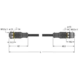 Turck Aktuator- u. Sensorleitung RKC4.4T #6628240