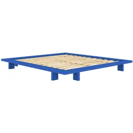 Karup Futonbett KARUP DESIGN "Bettgestell JAPAN BED Futonbett aus FSC-zertifiziertem Massivholz", vivid blau, B:208cm H:20cm L:228cm, Betten, Futonbett, zeitlos, bequem & in mehreren Farben und Größen erhältlich