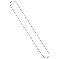 Kette ohne Anhänger JOBO "Zopfkette", weiß (weißgold 585), Halsketten, Damen, Weißgold 585, L: 42, 585 Weißgold 1,8 mm 42 cm