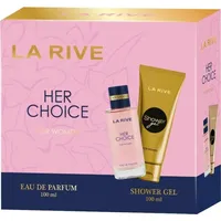 La Rive Her Choice Eau de Parfum 100 ml + Shower Gel 100 ml Geschenkset