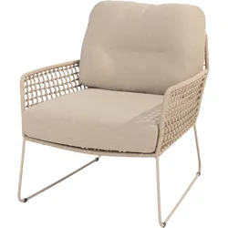 4Seasons Albano Taste Living Sessel inkl. 2 Kissen - Taupe