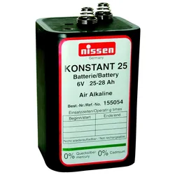 HÜCKMANN Batterie 6V 25-28Ah Konstant 25