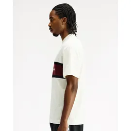 Fred Perry Embroidered Panel T-Shirt beige M