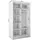 masseno Schwebetürenschrank VITALE 120 x 216 x 61 cm Weiß/gelb
