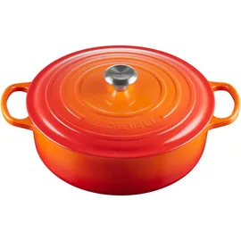 Le Creuset Signature Gourmet-Bräter 30 cm ofenrot