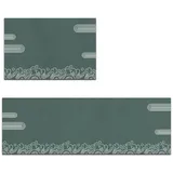 Super Absorbierende Bodenmatte Badematte Einfach zu SäUbern, SaugfäHige Bodenmatte, Geeignet FüR Badezimmer, KüChe, Schlafzimmer, Maschinenwaschbar und Schnell Trocknend 40X60CMChinesisches Grün