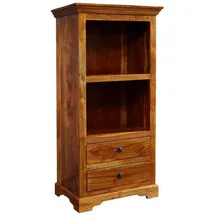 Massivmoebel24 Regal 68 x 44 x 140 cm Braun