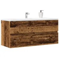 VidaXL Waschbeckenschrank Altholz-Optik 100x38,5x45 cm Holzwerkstoff