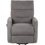 Duo Collection TV-Sessel Palomas mit eletrischer Aufstehhilfe und Relaxfunktion (1-St), Taschenfederkern mit Stahlwellenunterfederung grau