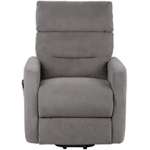 Duo Collection TV-Sessel Palomas mit eletrischer Aufstehhilfe und Relaxfunktion (1-St), Taschenfederkern mit Stahlwellenunterfederung grau
