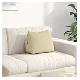vidaXL Rückenkissen 45 x 20 x 35 cm Creme