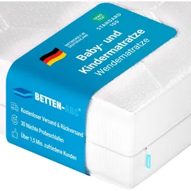 Betten-ABC OrthoMatra Mini-Duo Baby-/Kindermatratze mit Baby- und Kleinkindseite, Bezug waschbar