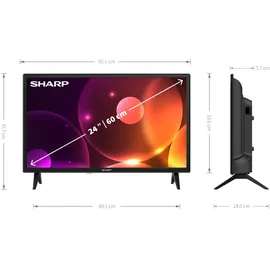Sharp 24FA2E 24" HD-Ready LED TV