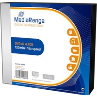 MediaRange DVD+R 4,7GB 16x 5er Jewelcase
