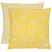 APELT Dekokissen "3966" Gr. 1, gelb (gelb, stein, gemustert),