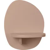 Ferm Living Pilu Wandregal 25 x 0 x 25 cm Rosa