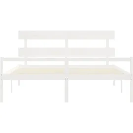 vidaXL Seniorenbett 180 x 200 cm Weiß
