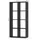 Vicco Raumteiler Scutum 143 x 72 x 29 cm Schwarz