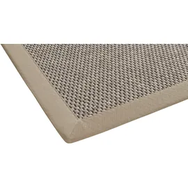 DEKOWE Teppich DEKOWE "Naturana Panama Spezial", beige (natur), B:300cm H:8mm L:400cm, Kunstfaser, Teppiche, Teppich, Flachgewebe, meliert, Sisal-Optik, mit Bordüre, Wohnzimmer