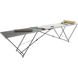 Lehnartz Tapeziertisch Deco Prince 300 x 60 x 78 cm grau