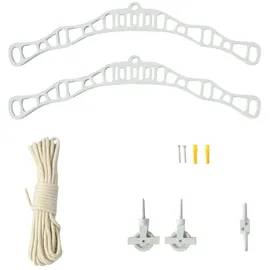 MonsterShop Deckentrockner 2,4 m weiß