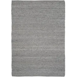 Teppich OCI DIE TEPPICHMARKE "FAVORIT", grau, H:12mm Ø:200cm, Wolle, Teppiche, Handweb-Teppich aus Indien, handgewebt, hochwertig verarbeitet